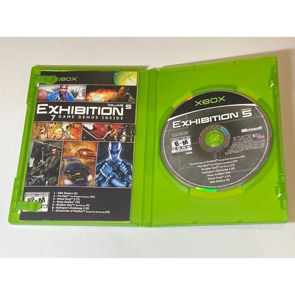 Exhibition: Demo Disc for Xbox -- Vol. 5 (Microsoft Xbox, 2004)